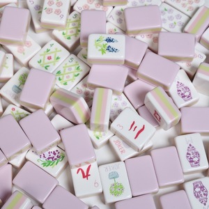 Jeu de Mahjong américain de 166 tuiles, Mahjong occidental avec tuiles Joker, dés, jetons et indicateur de vent, ensemble complet pour 4 joueurs - Product Image 6