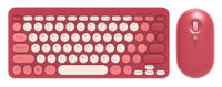 Ensemble clavier et souris sans fil 2,4 G RVB rétroéclairé, mini-kit coloré avec Bluetooth pour PC de bureau – Stock usine OEM