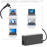 Nouveau chargeur d'ordinateur portable 20V 3.25A 65W pour Lenovo IdeaPad 3 1 Flex 4 5 6 Flex 1470 1480 Chromebook N22 N23 N42 Adaptateur d'alimentation pour ordinateur portable