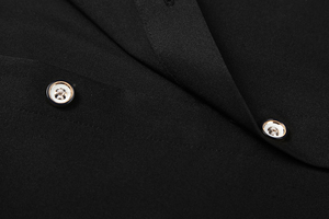 Vestidos de manga larga para hombre, ropa informal con logotipo personalizado, camisas de vestir estampadas de oficina para hombre, imagen de tela de punto teñida lisa - Product Image 5