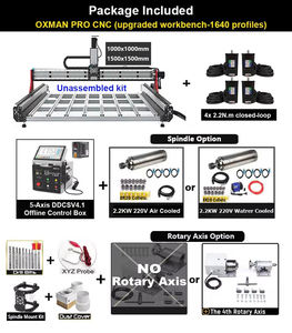 20% de réduction BulkMan3D Kit complet CNC 4 axes haute vitesse OXMAN 5 axes Système hors ligne DDCSV4.1 + Contre-pointe rotative pour le bois, le plastique, le bricolage - Product Image 3