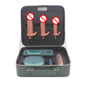 Vendite dirette dei giocattoli ad alta frequenza del sesso del Dildo, masturbatore femminile automatico del Dildo, insiemi adulti morbidi del giocattolo del sesso, Dildo realistici. - Product Image 2