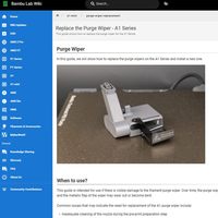 Bambu Lab A1 A1 Mini Purge Wiper Waste Dispenser Original Auto Nozzle Cleaning Aksesori Printer 3D Dikemas dalam Kotak