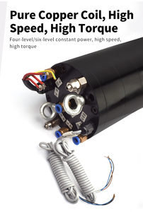 Motor de Husillo ATC Refrigerado por Agua de 2.2kw/4.5kw/5.5kw/7.5kw/11kw ISO20/BT30/BT40 para Grabado y Fresado de Metal, Precio Económico - Product Image 6