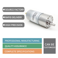 Elektrik Dc Motor s 555 37mm 12vdc 24vdc 1N.m yüksek tork düşük Rpm özel Dc Motor