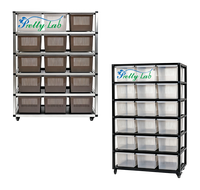 Vente directe usine : Système de rangement modulable et léger pour reptiles et lézards, avec bacs et supports, pour l'exportation mondiale