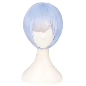 New2024hairpieceレムラムラムコスプレウィッグ卸売Re Zero Starting Life in Another World Fans