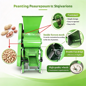 Décortiqueuse d'arachides électrique commerciale automatique haute productivité pour le traitement des arachides agricoles - Product Image 3