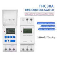 Temporizador Programable, Interruptor de Relé de Tiempo, Controlador de 12V 24V 48V CA 110V 220V, Temporizador Digital Electrónico Semanal con Pantalla LCD, THC15A