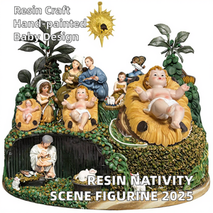 Figura Decorativa de la Natividad Navideña 2025, Adorno Católico del Niño Jesús, Estatua de Resina, Adorno del Santo Niño Jesús - Product Image 2