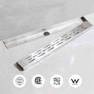 <span class=keywords><strong>Siphon</strong></span> de <span class=keywords><strong>douche</strong></span> Butée anti-odeur et filtre à cheveux La taille de l'installation au sol est de 60 cm Ensemble complet - Product Image 3