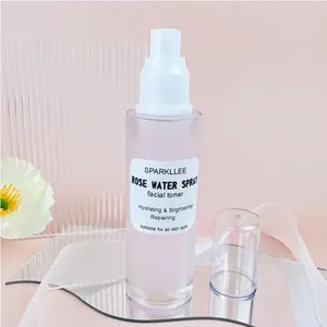 Custom Organic Pure Facial Mist Moisturizing Soothing Skin Care Face Toner Spray Factory Wholesale Rose Water Spray