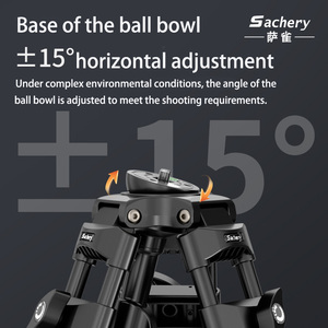 Máy ảnh chuyên nghiệp <span class=keywords><strong>Tripod</strong></span> <span class=keywords><strong>1.5m</strong></span> Heavy Duty nhôm đứng cho DSLR Video máy quay - Product Image 3