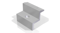 Rails de fixation pour panneaux solaires avec colliers intermédiaires et colliers d'extrémité, attaches SUS304, surface anodisée, modulaires pour projets photovoltaïques sur toiture