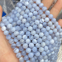 Perles de pierre naturelle en vrac de 4/6/8/10/12 mm, perles rondes en pierre précieuse de cristal de lave, d'améthyste, de jaspe, d'agate, de turquoise