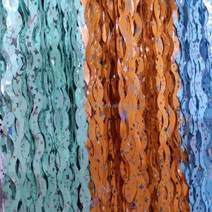 Hunli-telón de fondo de fotografía de varios tamaños para fiesta de niños, cortinas de color dorado brillante para boda - Product Image 1