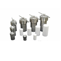 Réacteur de synthèse hydrothermale à fusion sous haute pression, doublé de PTFE, autoclave en acier inoxydable doublé de téflon, 100 ml