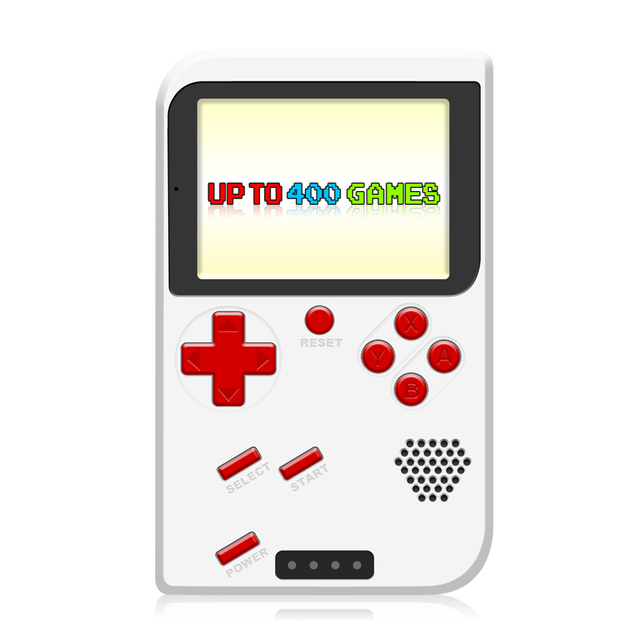 YLW Portable Video Handheld Game Single-player Game Console PLUS Retro Classic Game Box All in One 400 in 1 Pb03-d213 All Ages