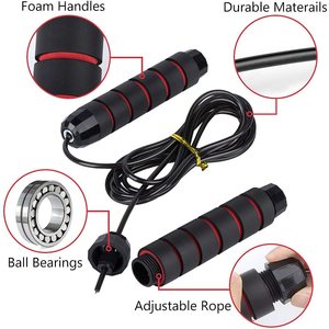 <span class=keywords><strong>Corde</strong></span> à <span class=keywords><strong>sauter</strong></span> professionnelle réglable en fil d'acier, cordes à <span class=keywords><strong>sauter</strong></span> avec poids de 235g, fournitures directe depuis l'usine - Product Image 2