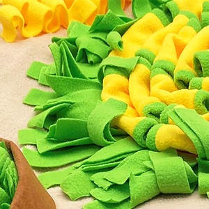 Les jouets interactifs durables de puzzle de chien encouragent des qualifications naturelles de recherche de nourriture Snuffle Mat Pet Dog Feeding Mat - Product Image 5