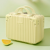 Valise portable étanche en ABS de 14 pouces, petite valise de voyage, boîte de rangement, mini valise mignonne, trousse de maquillage – Vente en gros