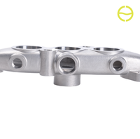Collecteur multi-ports OEM en silice solée, procédé de moulage à la cire perdue ISO9001, pour système de fluides moteur, en acier