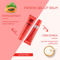 Pour KORMESIC 15g soin des lèvres à saveur de fruits papaye Gel baume longue durée hydratant réparation fondu ridules crème exfoliante