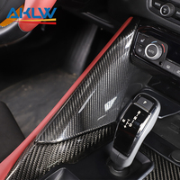 Accessoires intérieurs en fibre de carbone véritable pour Toyota Supra GR A90 MK5 2019-2022, panneau de décoration de la console centrale, couvre-levier de vitesses