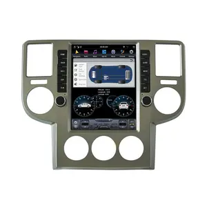UPSZTEC เครื่องเล่นดีวีดีสำหรับรถยนต์,4 + 64GB Tesla Style หน้าจอ IPS แนวตั้งแอนดรอยด์9.0สำหรับ NISSAN X Trail T30 2002-2007 DSP Carplay GPS Navi