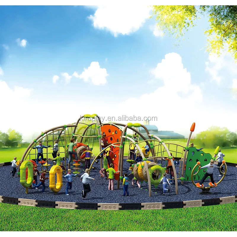 Yeni oyun öğeleri çocuklar açık halat sahası tırmanma ağı oyun alanı