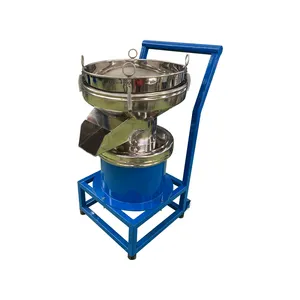 Machine de tamis de séparation de filtre de sol de soja, séparateur de tamis vibrant tamisant le tamis rotatoire de tamis de sucre de filtre de jus de casserole
