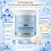 Lotion corporelle raffermissante et éclaircissante au cuivre et aux peptides 1KG – Hydratant professionnel pour salon et spa – Marque privée OEM – Protocole RAFCARE