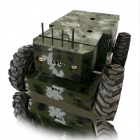 Kit de Vehículo Robótico Inteligente Todoterreno con Control Remoto 4WD para Evitar Obstáculos, Programable para DIY