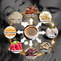 Pur Café Énergisant Naturel à la Maca Noire pour Hommes pour la Performance Sexuelle