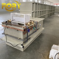 Linyi Fory petite usine de galvanisation/ligne de galvanoplastie de baril manuel/mini baril de placage