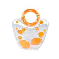 Sac à fermeture pression EVA en plastique personnalisé avec fermeture à glissière pochette bouton en PVC et style tendance pour les voyages