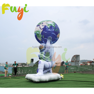Nuevo Diseño 2026: Astronauta Inflable Gigante con Globo de Planeta - Escena Gigante de Exploración Espacial para Instalación en Parques Temáticos - Product Image 5