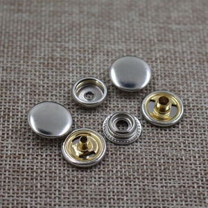 Nhà Sản Xuất Bán Buôn Giá Rẻ Kim Loại Brass Đúp Snap Nút Cho Quần Áo - Product Image 4