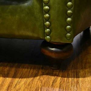 أريكة جلدية على الطراز الأوروبي الحديث لغرفة المعيشة من تشيسترفيلد - Product Image 5