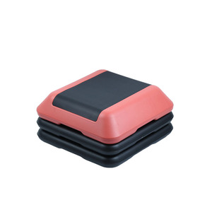 Plateformes de <span class=keywords><strong>step</strong></span> aérobique carrées à hauteur réglable – Équipement de fitness et d'entraînement en salle - Product Image 2