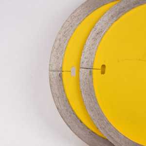 Lames de scie circulaires diamantées à pressage à chaud pour turbines, utilisées pour la découpe de carreaux et de verre en conditions sèches et humides - Product Image 6