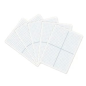 Magnetic Dry Erase Board für Schüler Graph Drawing Word Writing Übung Doppelseitiges Whiteboard Printed Xy Coordinate Grid