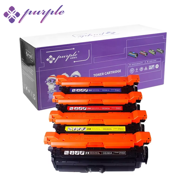 CE260A 261 262 263 647A Compatible Toner Replacement for Color LaserJet CP 4025 4525 4540 Ce260a Printer Toner Cartridge