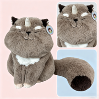 Jouets en peluche personnalisés, mascottes d'entreprise, ornements, poupées en coton, figurines en peluche de dessins animés, transfrontaliers avec logo imprimé OEM ODM