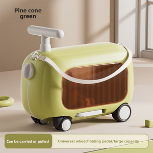 Voiture à pédales 2 en 1 pour enfants de 2 à 4 ans, valise de voyage en plastique unisexe - Product Image 6