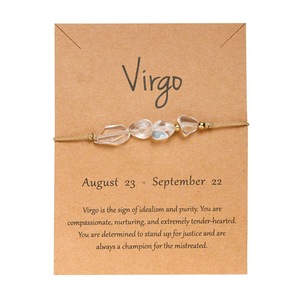Pulseras de Piedras Naturales con Cuentas de los 12 Signos del Zodiaco, Pulseras de Astrología de Chakra para Mujeres y Hombres, Estilo Moderno y a la Moda - Product Image 4