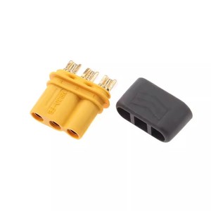Conjunto de conectores de 3 pines MR30-M/MR30-F con funda para cableado de ESC y motor de alta temperatura en modelos RC - Product Image 4