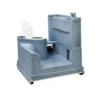 Toilettes portables préfabriquées modernes en PEHD pour sanitaires publics et usage extérieur, assemblage facile, vente en gros usine
