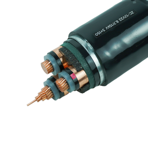 สายเคเบิลแรงดันปานกลาง 8.7/<span class=keywords><strong>15kV</strong></span> ZC-YJV22 3x150mm2 ทองแดง XLPE หุ้มเกราะเหล็ก สำหรับสายไฟฟ้าส่งในสถานีไฟฟ้าอุตสาหกรรม - Product Image 3