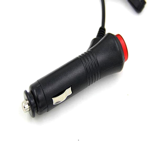 Soket pemantik rokok mobil tahan air 12V, dengan colokan DC 3.5mm kabel Harness kawat tembaga untuk mobil - Product Image 1
